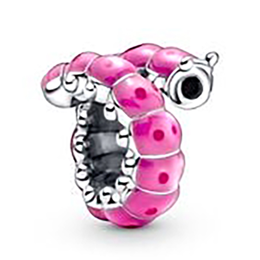 DINGLLY NEW Butterfly Flower MOM Love Undulate Beads Silver Color Pendant Heart Family Charm Fit Diy Handmade Accessory