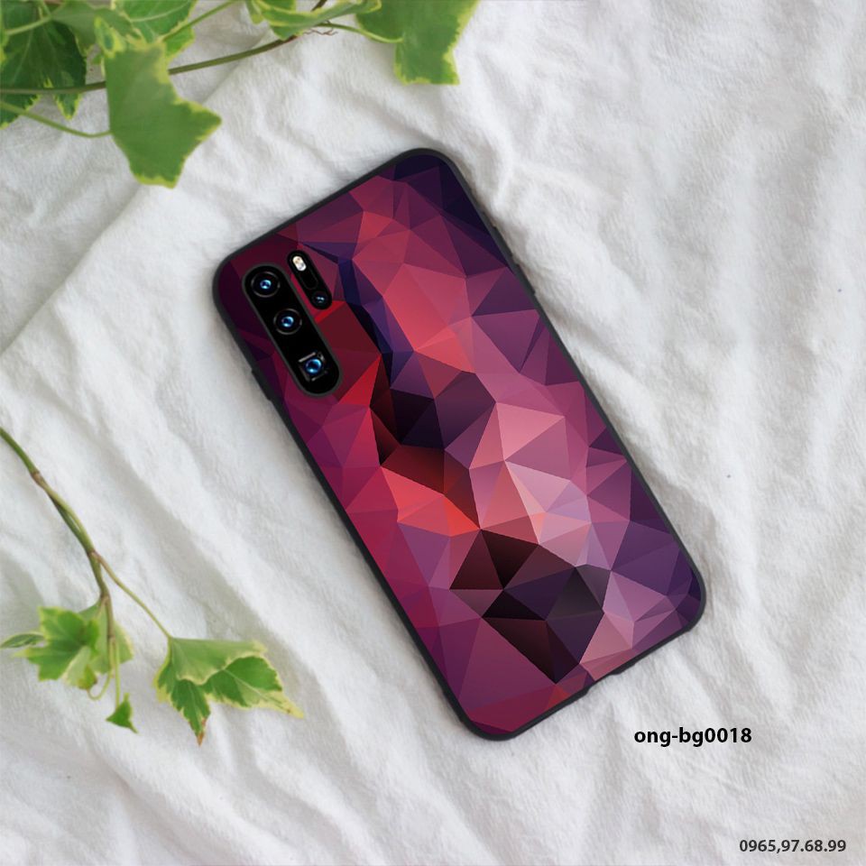 Miếng dán skin cho các dòng Huawei P30 Pro in hình vân kim cương nhiều màu cực đẹp
