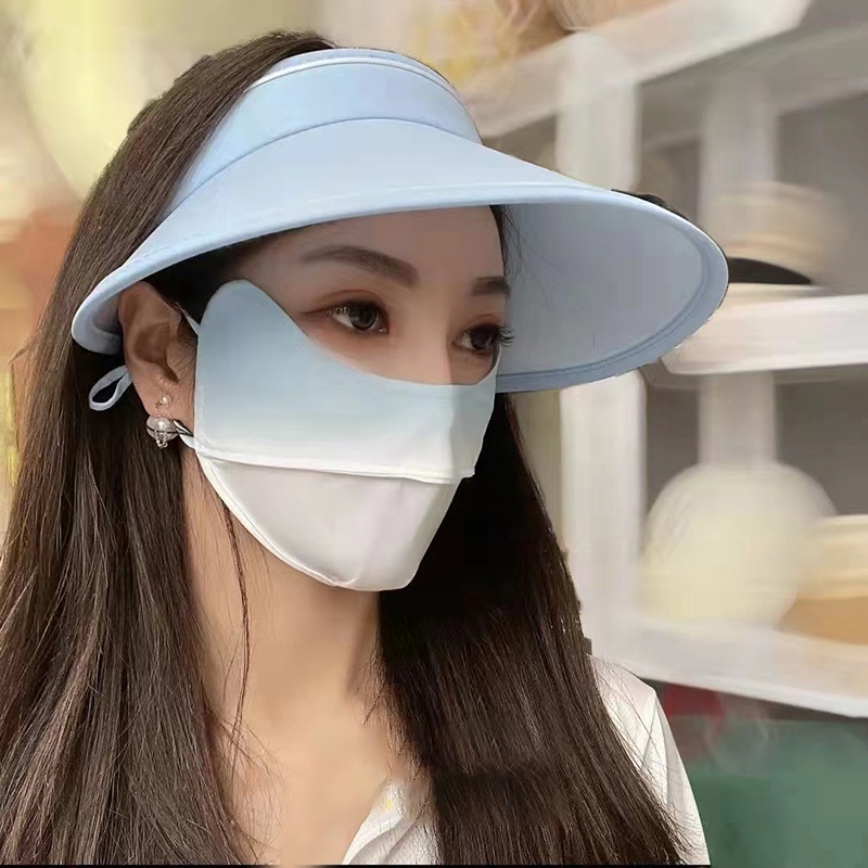 Ảnh 1 Khẩu Trang Chống Nắng Thoáng Khí Chống Tia UV Chống Bụi Bảo Vệ Toàn Diện Có Thể Giặt Rửa Tái Sử Dụng Sf50 + 3