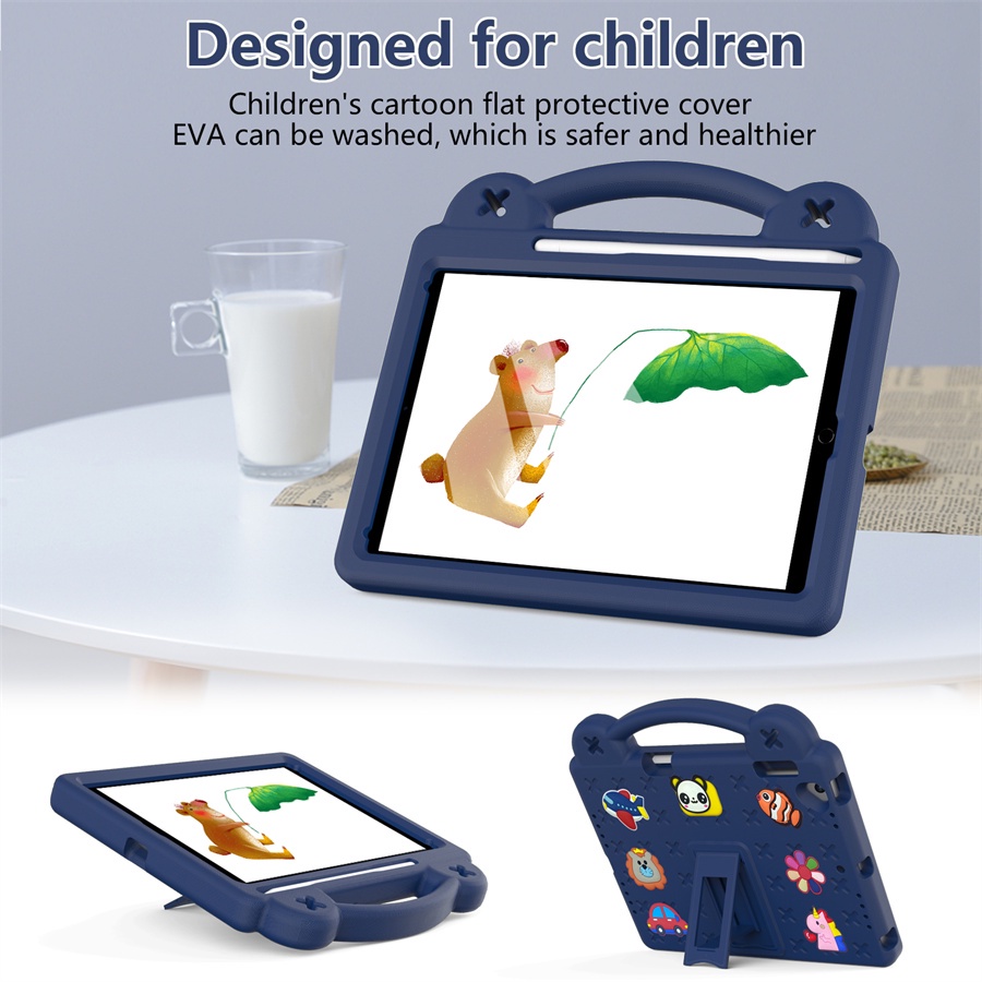 Ốp Máy Tính Bảng Chống Sốc An Toàn Cho iPad mini1 2 3 4 5 6 iPad 5 6 10.2 "7 8 9th 2019 air1 2 3 4 5 Pro10.5 11 2020 10.9