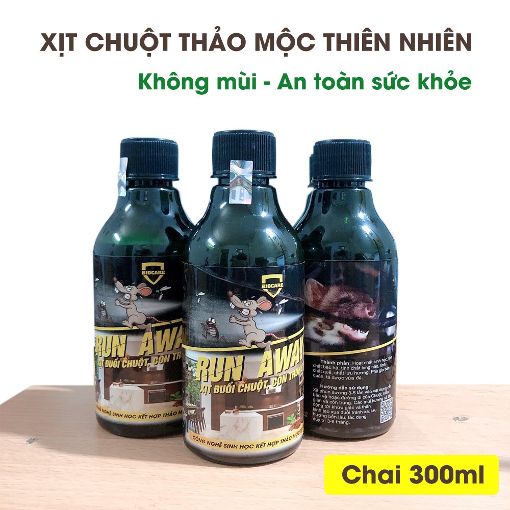 Thuốc diệt chuột Run Away có tác dụng diệt hết cả chuột con và chuột lớn hay chỉ diệt một loại chuột cụ thể? 
