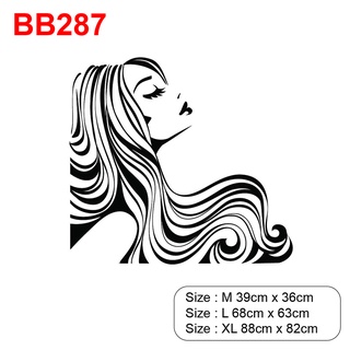 Decal dán trang trí tiệm Barber, Spa thu hút khách hàng P17
