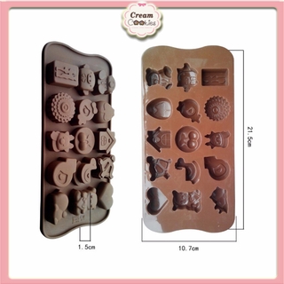Khuôn Silicon Làm Socola,Thạch Rau Câu,Kẹo Dẻo,Pudding Trang Trí Hình VALENTIN LOVE 2