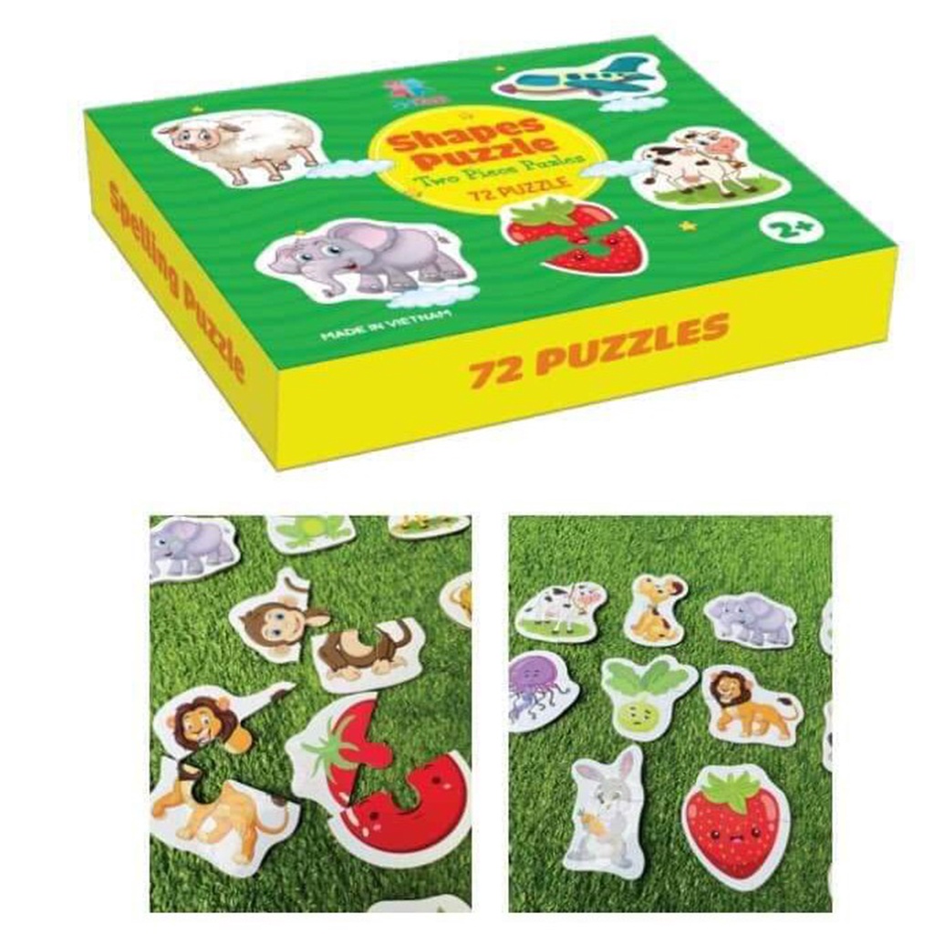 Ảnh Sách Bộ Đồ Chơi Ghép Hình Đa Năng Shape Puzze 2