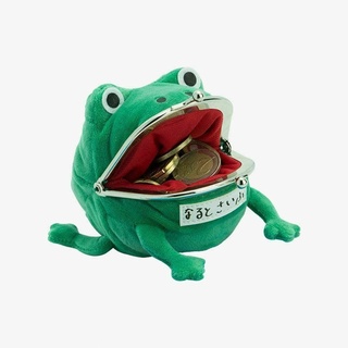 NARUTO FROG 3D PLUSH COIN PURSE NEW WITH TAGS