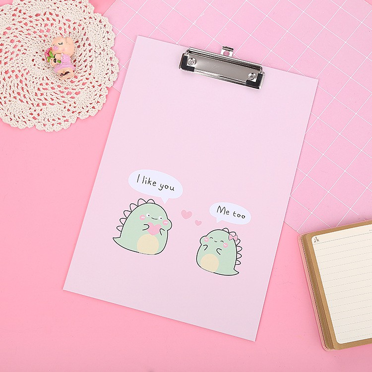 Kẹp trình tài liệu khủng long dễ thương