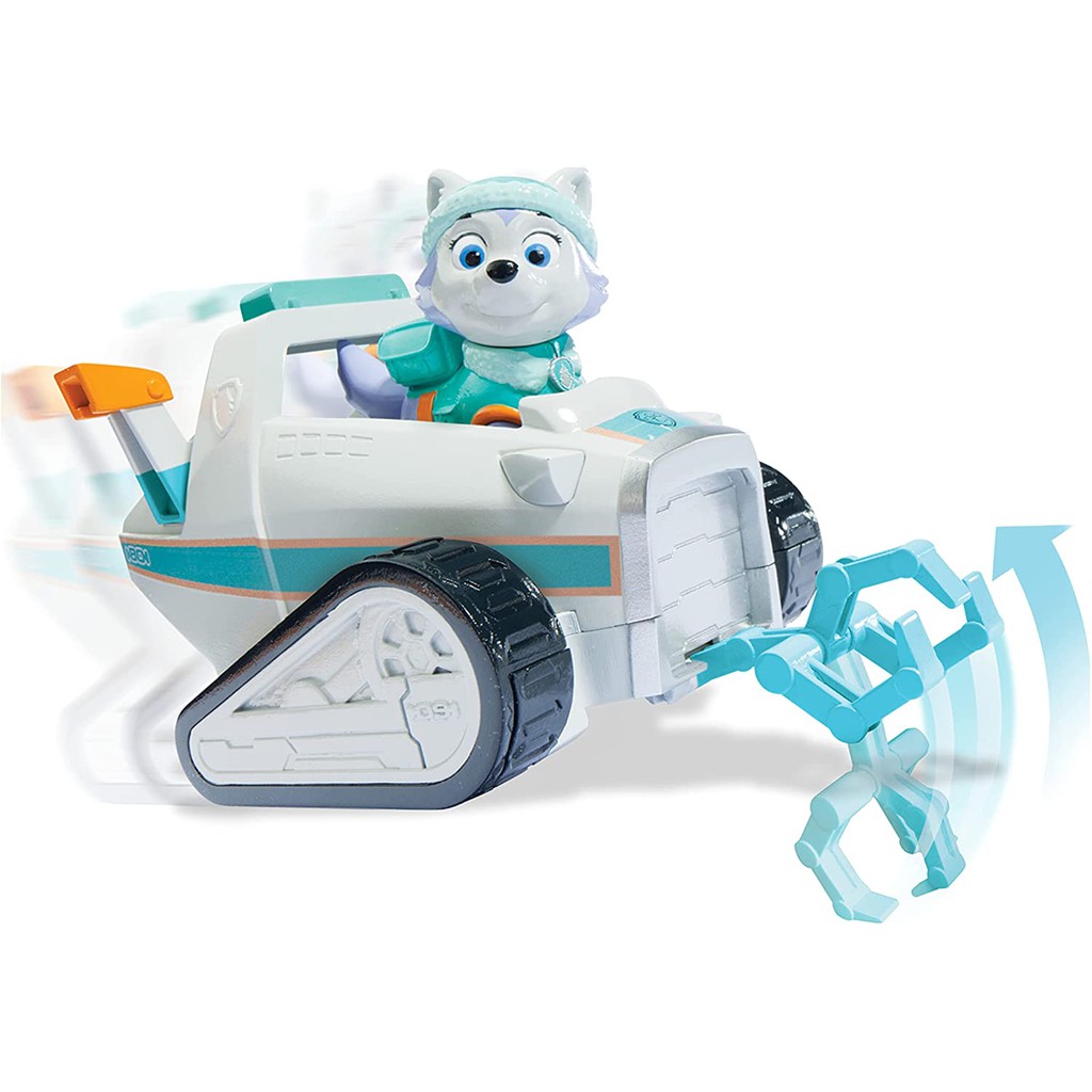 Paw Patrol Everest's Rescue Snowmobile, Vehicle and Figure Mô Hình Xe Tuần Tra Everest Trong Phim Paw Patrol
