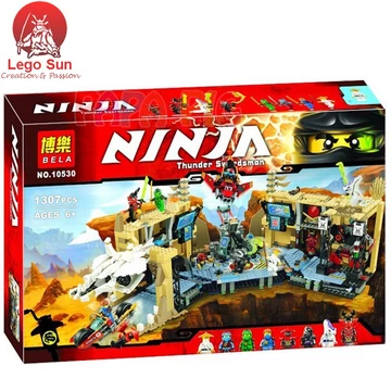 Lego ninjago BELA 10530 Hỗn chiến hang võ sĩ ninjago 1307 khối (Lego 79348 - Lepin 06039)