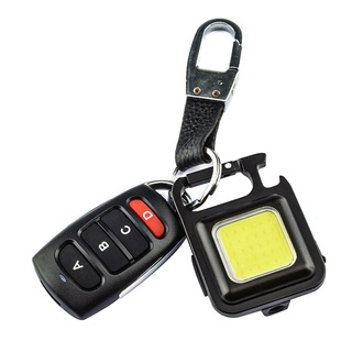 Đèn pin siêu sáng, đèn led mini COB 800 Lumens móc khóa đa năng sạc usb tiện dụng