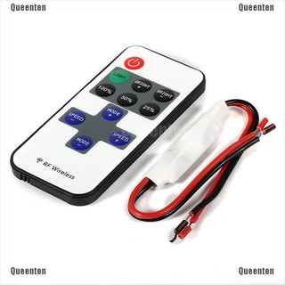 ★Hoàng hậu★Bộ điều khiển từ xa không dây 12V RF Bộ điều chỉnh độ sáng cho dải đèn LED Mới