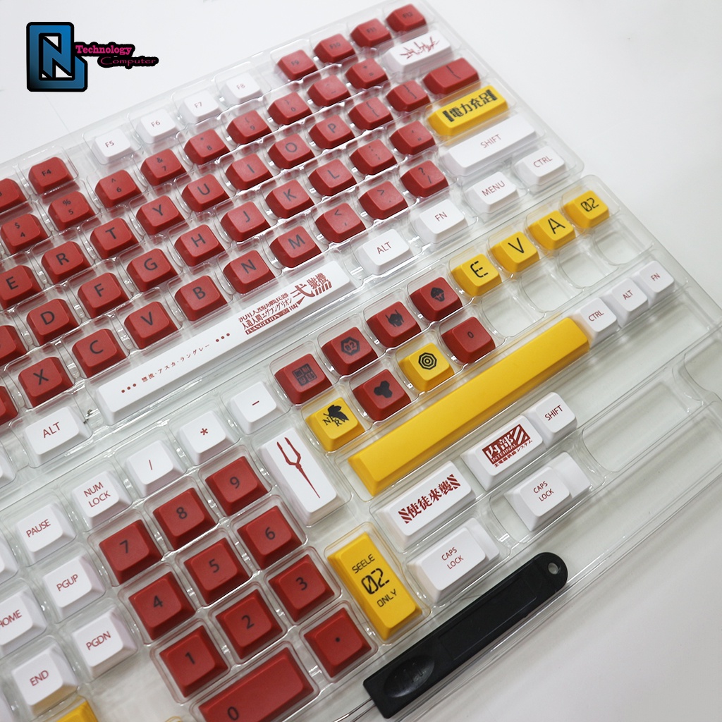 Keycap Kiểu XDA Gundam No.2 Chất Liêu PBT 124 Phím Dành Cho Layout 61/64/68/75/84/87/98/104 | BigBuy360 - bigbuy360.vn