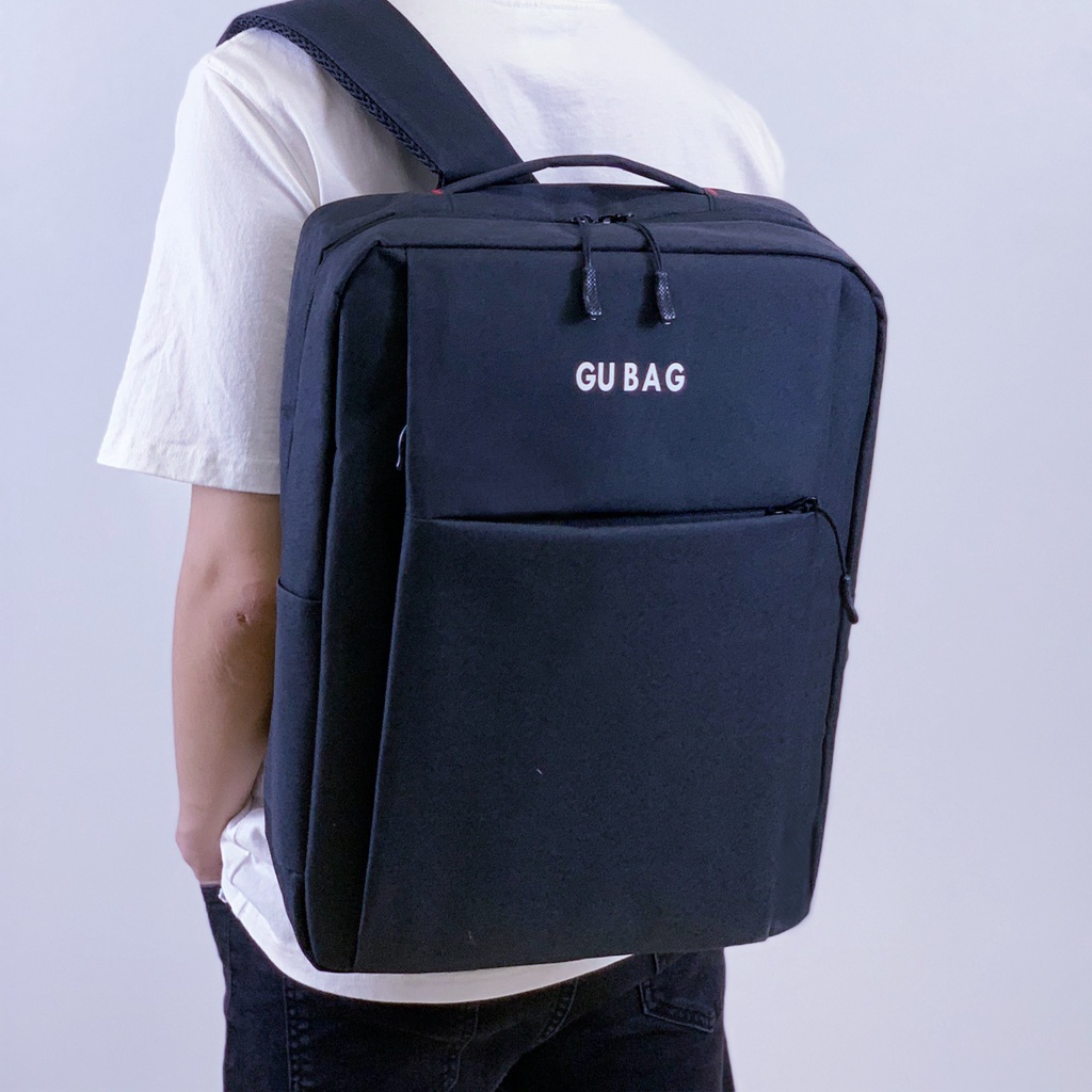 Balo laptop 14 inch, 15.6 inch nam nữ chính hãng Gu Bag đi làm tiện lợi ...