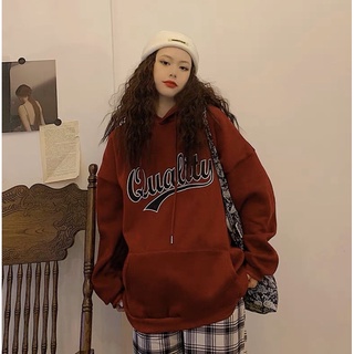 Áo Hoodie Nỉ Bông Tay Dài Túi Bụng Unisex Quality Kèm Clip Cận Chất