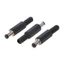 Yoo 10 Cái 5 5x2 5mm Nam Cho DC In-Line Cắm Ổ Cắm Jack Kết Nối Adapter Nhựa C