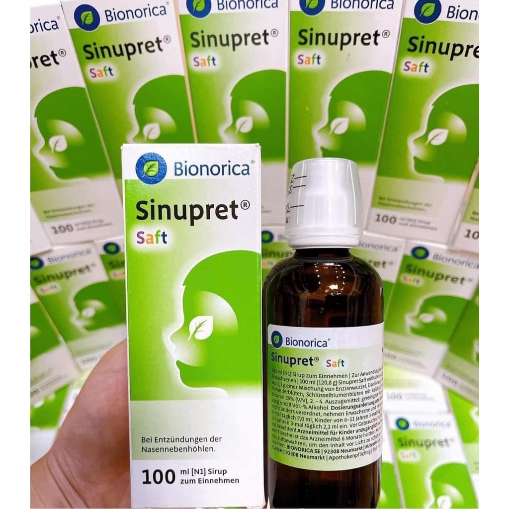 SINUPRET Saft - Siro Thảo Dược điều Trị Tiêu đờm Cho Mũi, Họng | Shopee ...