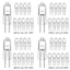 YOFFOR 10 Bóng Đèn Halogen Bóng Đèn Chiếu Sáng Bi-Pin Đèn LED 35W 20W G4 Bóng Đèn