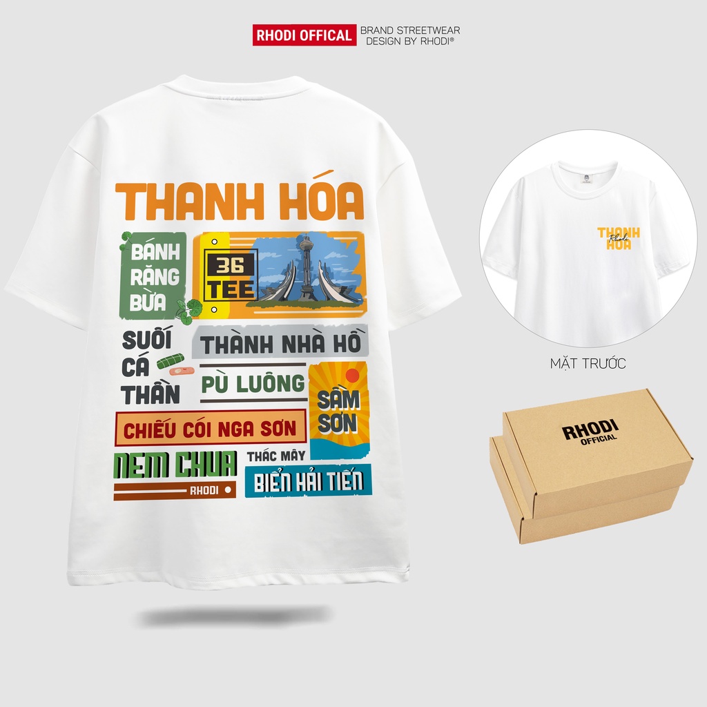 Áo phông local brand RHODI dáng tay lỡ unisex phong cách ulzzang nelly 36TEE 2