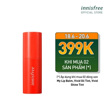 Son môi lâu trôi dưỡng ẩm innisfree Vivid Shine Tint 4.5g ྇