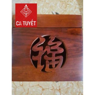 Hộp đựng giấy ăn gỗ hương chất lượng cao