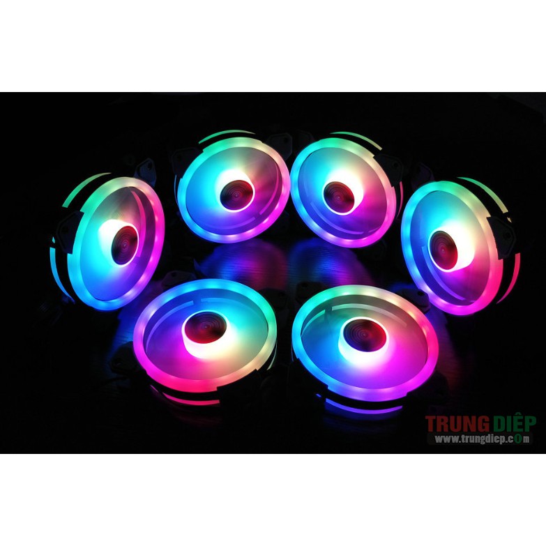 Quạt Tản Nhiệt Fan Led Coolmoon RGB | Shopee Việt Nam