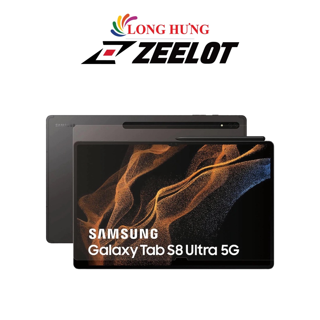 Dán màn hình cường lực 2.5D Zeelot Screen Protector Samsung Galaxy Tab S8/S7/S8+/S7+/S7 FE - Hàng chính hãng