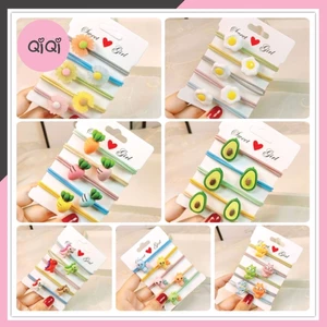 Set 10 Dây Cột Tóc Hình Mix Các Hình Ngộ Nghĩnh - Làm Quà Tặng Khách QiQiShop