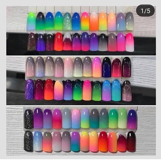 Cọ ombre nail, cán gỗ , dùng loang màu vẽ móng
