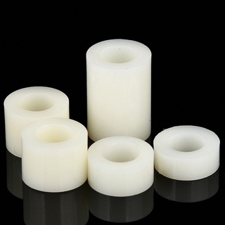 Trắng ABS Nylon Miếng Đệm Chống Rỗng Standoff Máy Giặt M3 M4 M5 M6 M8
