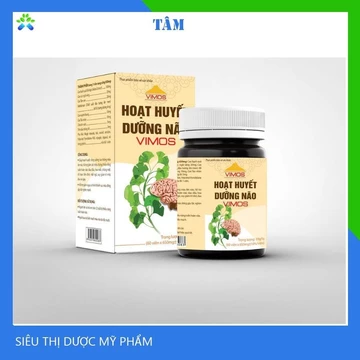 Hoạt huyết dưỡng não VIMOS giúp bổ não, hỗ trợ chứng đau đầu mất ngủ thiếu máu não tê bì chân tay