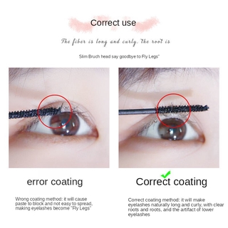 Mascara Màu Đen Đầu Cọ Mịn Lâu Trôi Không Biến Dạng Không Thấm Nước Và Mồ Hôi