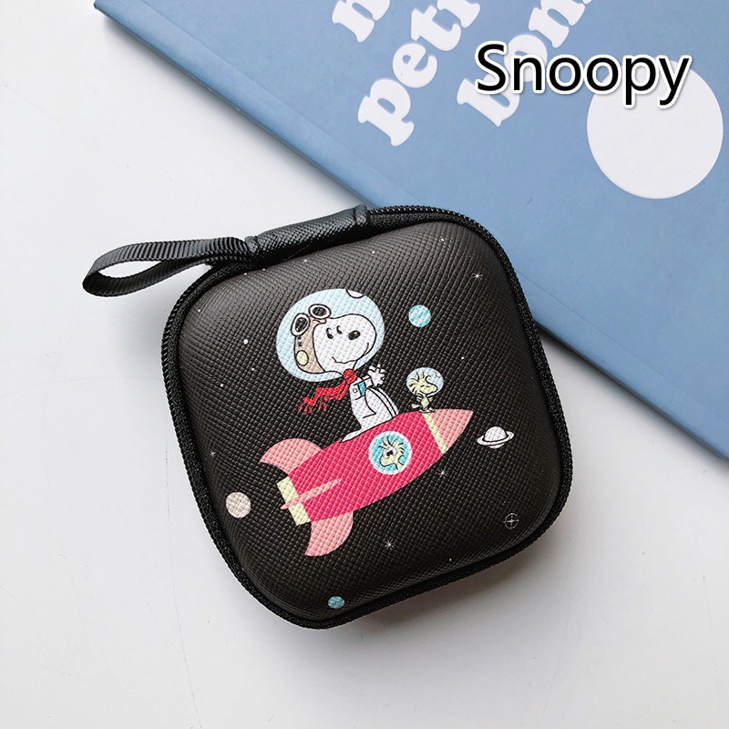 Phim hoạt hình Disney Túi xách tay Túi đựng dây cáp USB Mini Zipper Wallet Ví đựng tiền xu Hộp đựng Tài Nghệ