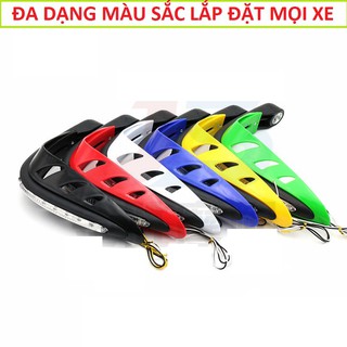GÙ CHỐNG ĐỔ XE MÁY BẢO VỆ TAY LÁI CÓ ĐÈN SIÊU NGẦU LẮP CÁC LOẠI XE