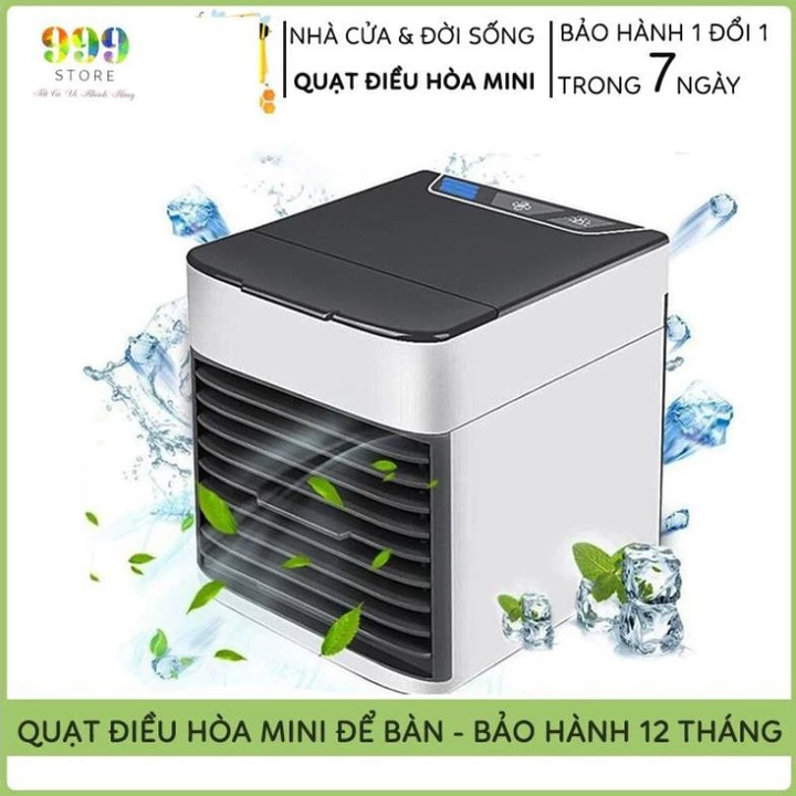 🌥️FREESHIP🌥️ Quạt Điều Hòa Mini Hơi Nước Để Bàn, Quạt Điều Hòa Mini Công Nghệ Hàn Quốc Siêu Mát