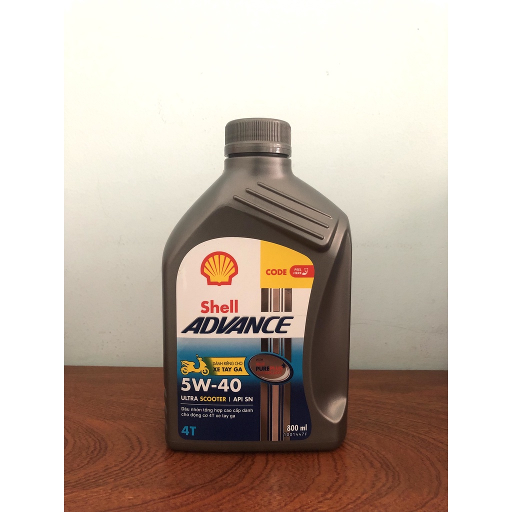 Nhớt xe ga Shell Advance 4T Ultra Scooter 800 ml | Shopee Việt Nam