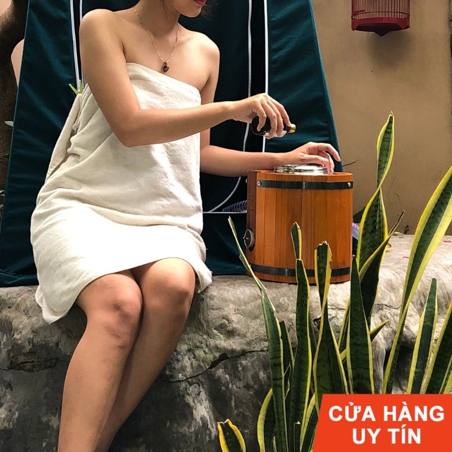 Chậu Gỗ Xông Hơi Cao Cấp Xạ Hương