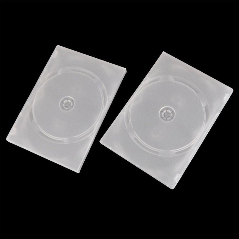 Hộp đựng DVD JUNYUE88US Bọc toàn bộ Vỏ lưu trữ bằng nhựa cho 3 ngăn đựng đĩa