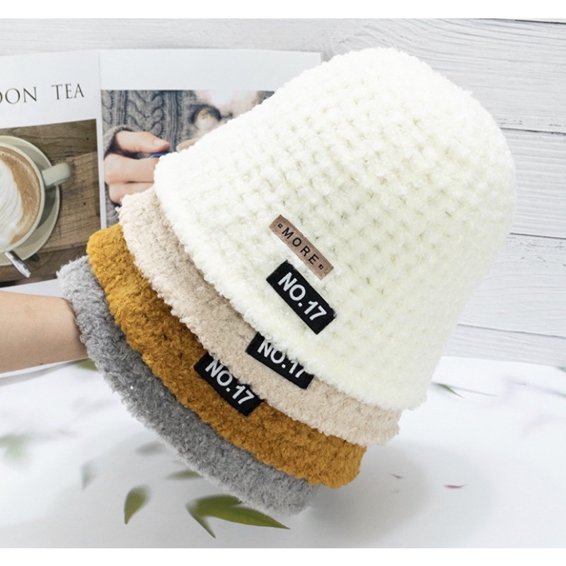 MŨ BUCKET LEN CAO CẤP MÙA ĐÔNG NO17