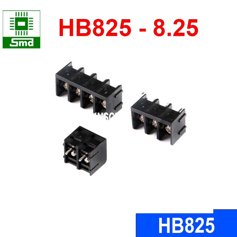 HB825 Domino, Connecter HB8.25, Cầu Đấu 8.25MM Màu Đen Có Các Loại ...
