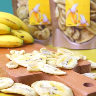 Chuối Sấy Giòn Không Đường Giòn Tan, Eat Clean, Keto - Crunchy Banana No Sugar Added By Legumes 200g