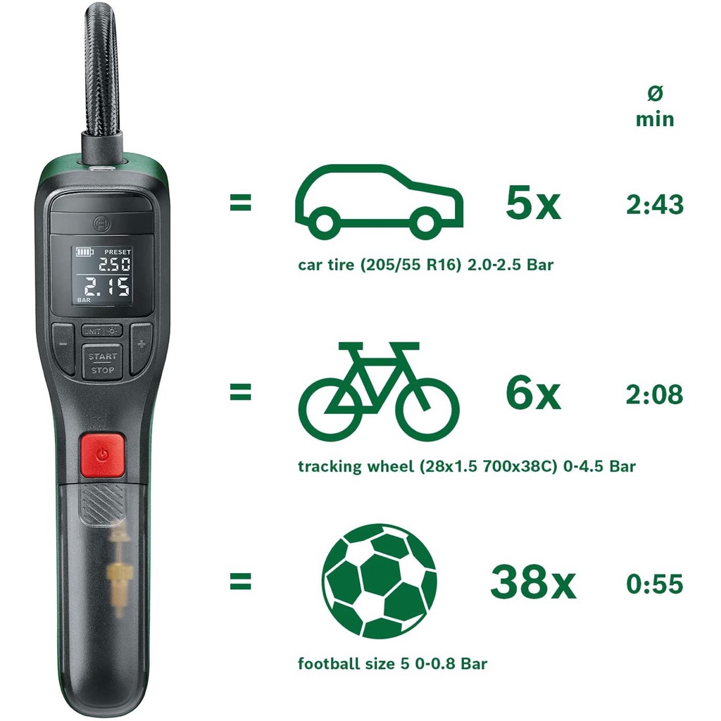 Máy bơm cầm tay đa năng Bosch AIR PUMP