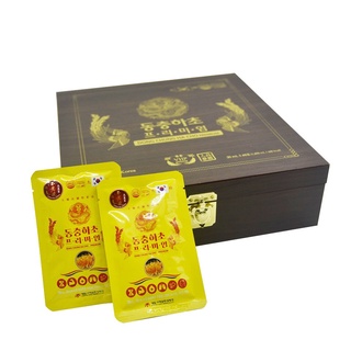 Nước Đông Trùng Hạ Thảo DaeDong Hàn Quốc - Hộp Gỗ 60 gói x 30ml
