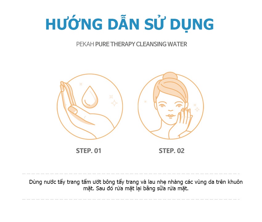 Mô tả Nước tẩy trang rau má PEKAH ngăn ngừa cải thiện da mụn Pure Therapy Cica Cleansing Water 500ml - 9