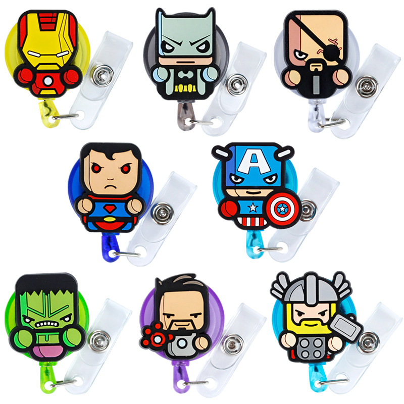 PS1 Trace Together Token Marvel The Avengers series Phim hoạt hình có thể thu vào Clip Hook SP1