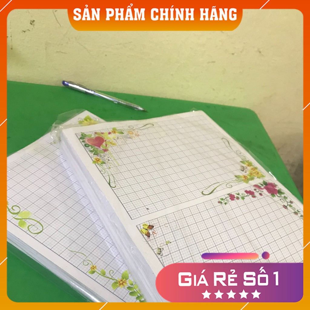 Mẫu Giấy Hoa Ánh Dương Luyện Viết Chữ Đẹp M5.1 | Shopee Việt Nam