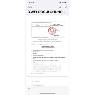 Nhuộm tóc phủ bạc thảo dược nhanh 1 phút màu nâu đen  (Hàn Quốc) welcos color merit brown  2 x 120g