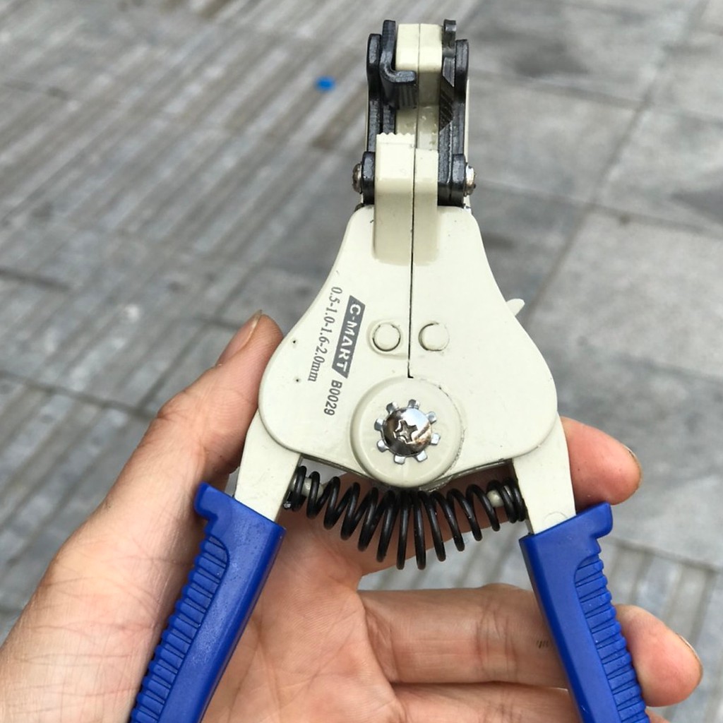Kìm tuốt dây điện 0.5-2.0mm C-mart B0029-A | Shopee Việt Nam