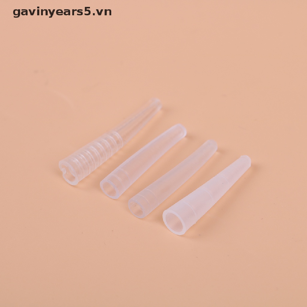 [Hàng mới về] Set 10 nắp bọc đầu nhíp nối lông mi bảo vệ bằng silicone dẻo tiện lợi