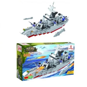 Bộ Xếp Hình Tàu Chiến - 600 chi tiết.