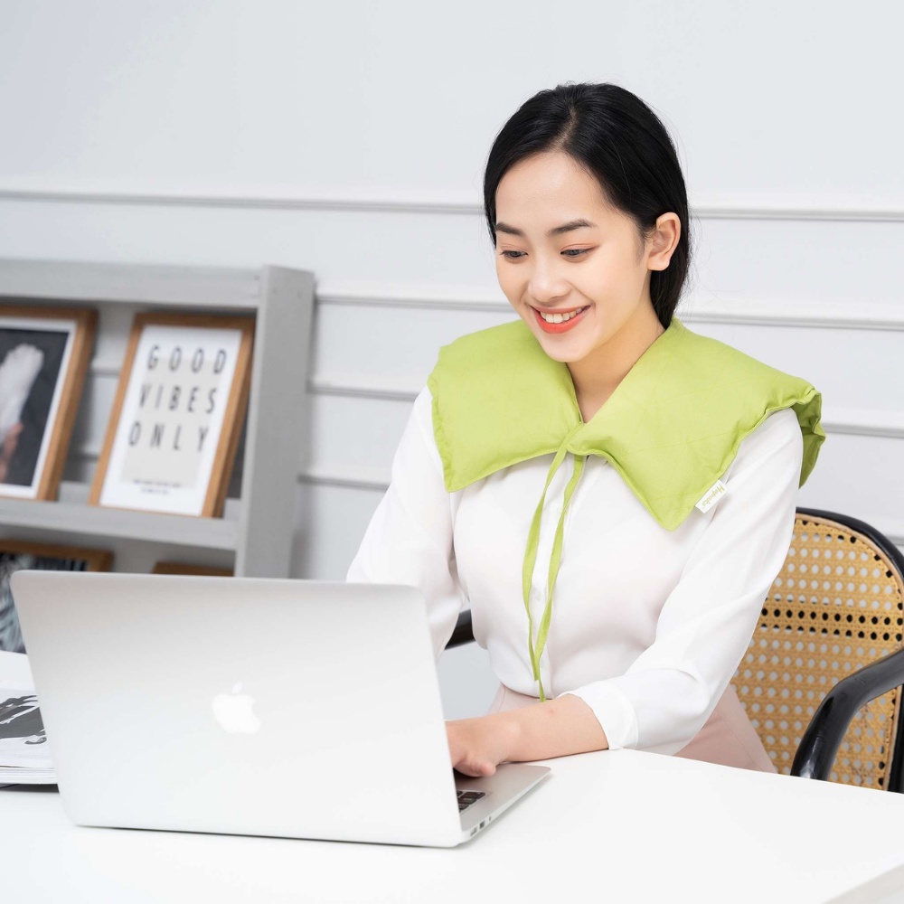 Ảnh Túi Chườm Nóng Thảo Dược Giảm Đau Vai Gáy Cổ Hapaku, Giảm Căng Cứng Cơ, Lưu Thông Khí Huyết 2