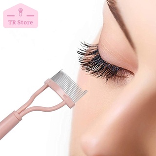 Bộ đôi lược chải tơi mi và bấm mi nhỏ mini Eyelash curler and eyelash comb Malian